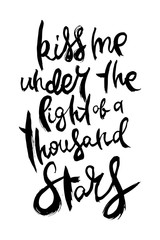 Hand lettering grunge card with textured handcrafted doodle letters in retro style