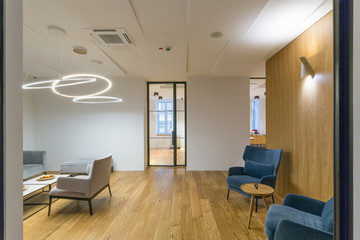 Interior of a modern hotel  lounge