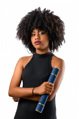 jovem modelo afro-brasileira
