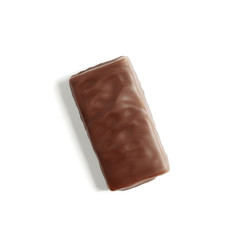 Chocolate bar on white, isolated