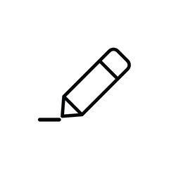  Pencil or pen icon.  Making notes icon -  vector