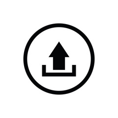 upload icon. Cloud upload vector Icon. vector symbol