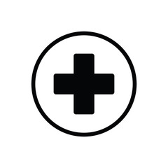 plus icon. add icon. Vector icon for apps and websites 