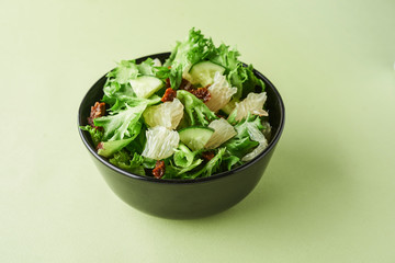 bowl of fresh organic salad