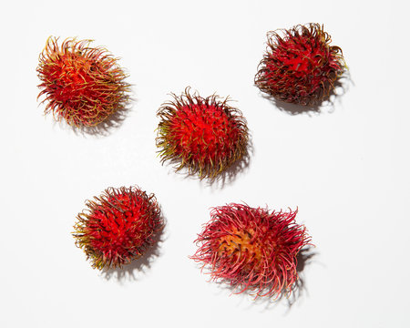 Rambutan on white 1