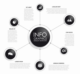 Infographic design template with place for your data. Vector illustration.