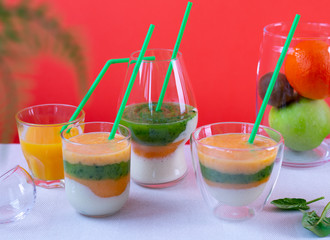 Homemade Healthy Fruit Smoothie