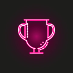 Laver of washing neon style icon. Simple thin line, outline vector of judaism icons for ui and ux, website or mobile application