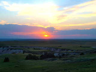 Badlands National Park in South Dakota