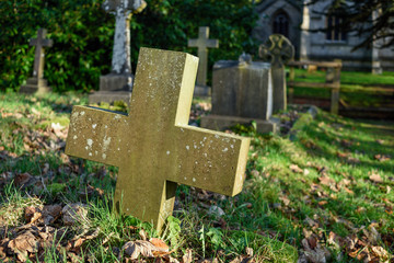 Stone Cross Ancient Graveyard.