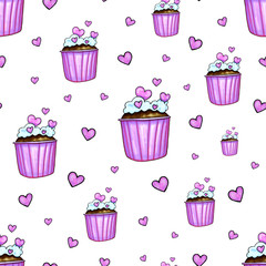 Watercolor Valentine's Day elements set with heart, origami, arrow, gift box, love. hand painted isolated on a white background, for Valentine's Day greeting card, wedding card lettering