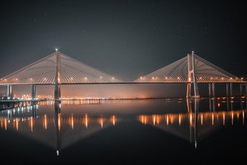 bridge at night