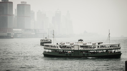 ship in victoria harbour