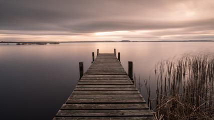 Steinhuder Meer bei Sonnenuntergang