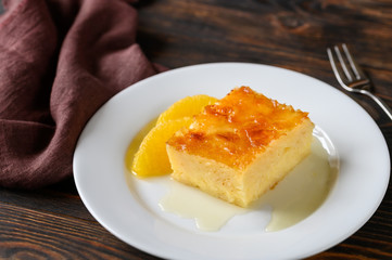 Portokalopita orange cake