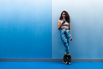 Skating in line