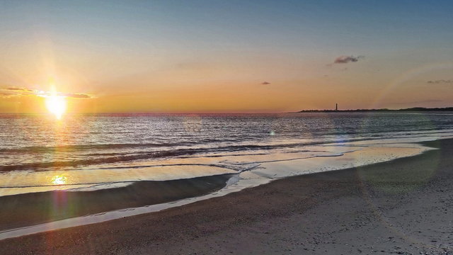 Cape May Beach, NJ Sunset