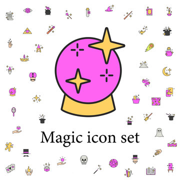 Magic ball icon. magic icons universal set for web and mobile