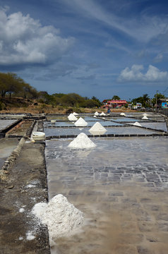 Salt fields in Tamarin, Mauritius © Massimo Pizzotti