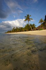 The beach in Le Morne Brabant, Mauritius