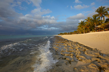 The beach of Le Morne Brabant, Mauritius