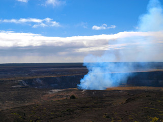 Fototapeta na wymiar Hawaii Volcanoes National Park in Hawaii