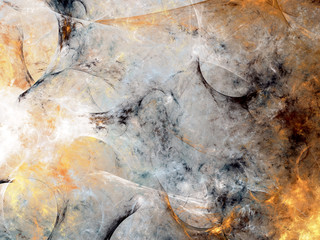 Obraz na płótnie Canvas brown abstract fractal background 3d rendering illustration