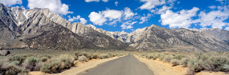 Road to Mount Whitney, Lone Pine, Sierras, California