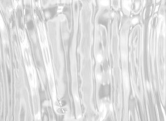 Metallic silver wavy background.