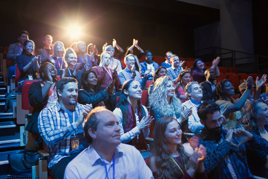 Conference Audience Clapping