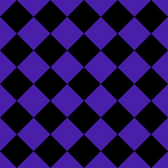 Pattern of black and violet rhombuses