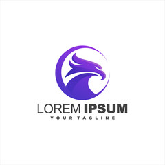 awesome eagle head logo design