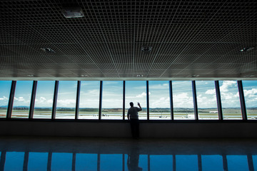 Partida no aeroporto