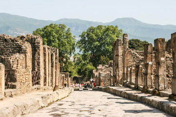 Fototapeta na wymiar Pompeii Ruins