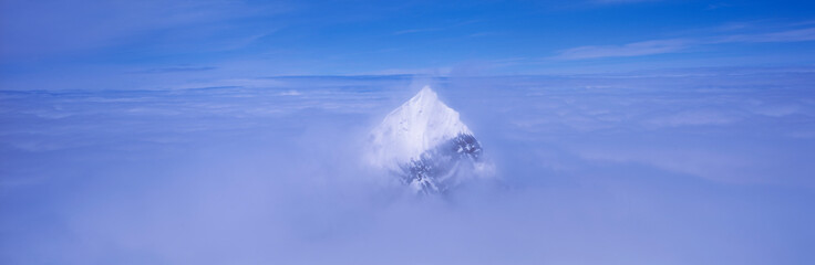 Mountains and glaciers in Wrangell-St. Elias National Part, Alaska