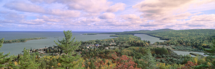 Naklejka premium Keweenaw Peninsula and Copper Harbor, Michigan's Upper Peninsula, Michigan