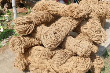 Coir Rope made from coconut fiber