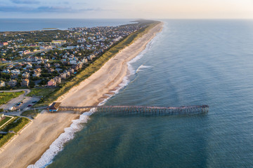 Aerial view of Outer Banks North Carolina