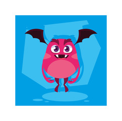 alien monster for halloween, funny monster