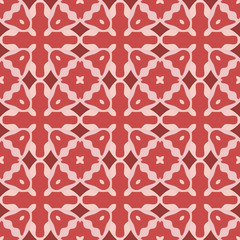 Fototapeta premium Seamless geometric vector pattern with abstract ornament