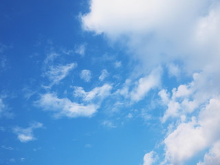 Obraz premium Blue sky and white cloud