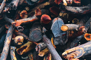 PONTAS DE LENHAS RÚSTICAS