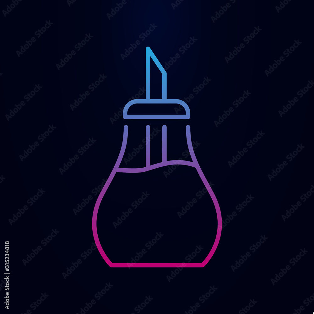 Aufkleber sugar bowl line nolan icon. simple thin line, outline vector of web icons for ui and ux, website or 