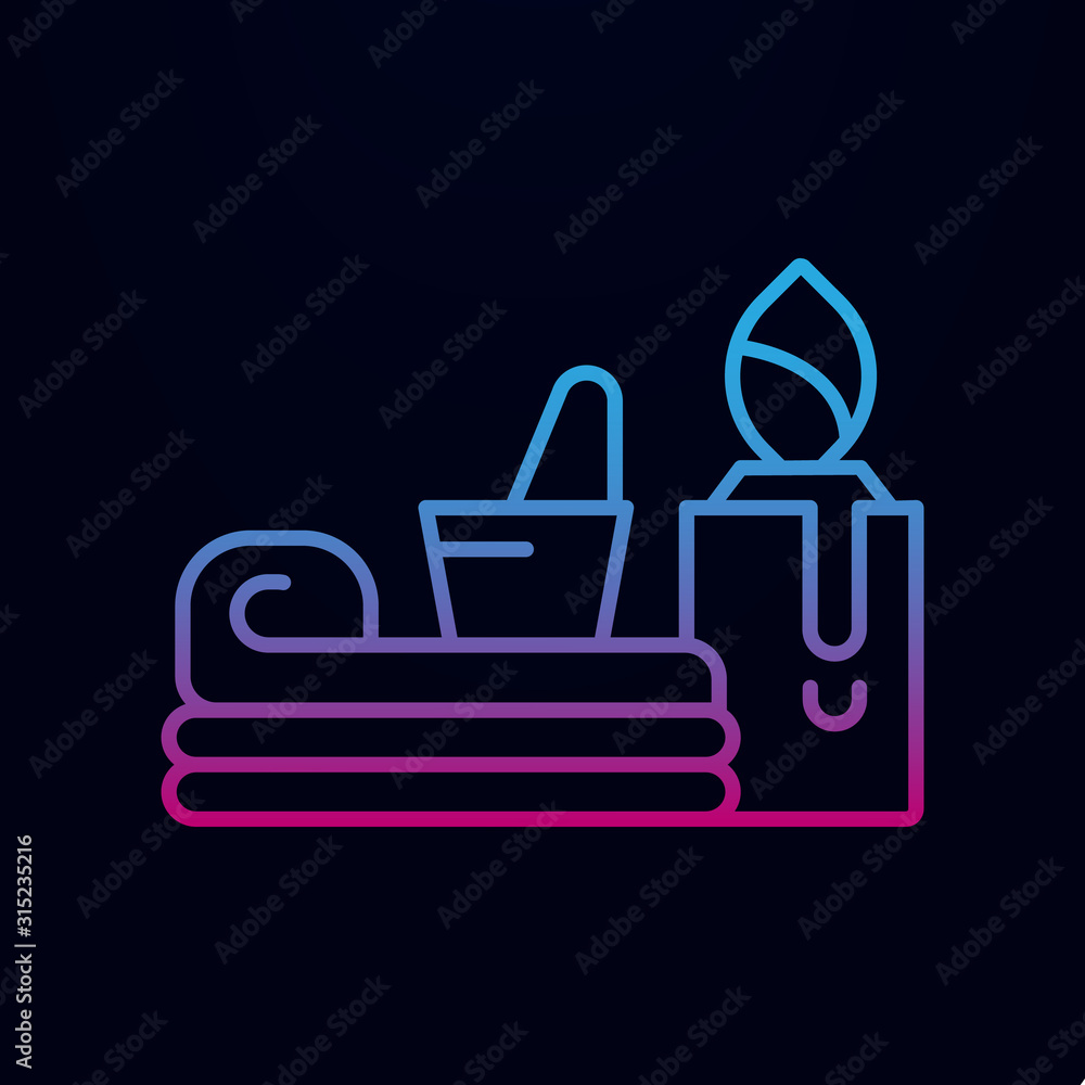 Aufkleber shaving accessories nolan icon. simple thin line, outline vector of web icons for ui and ux, website