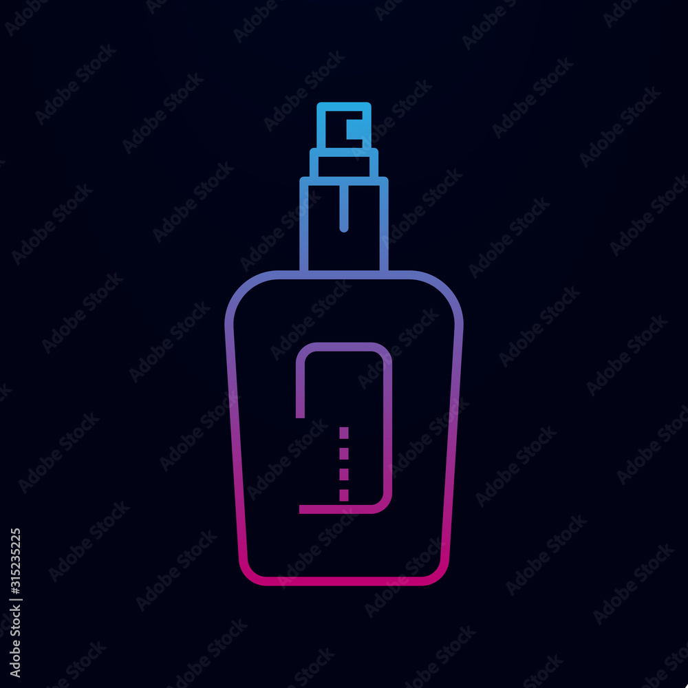 Poster spray nolan icon. simple thin line, outline vector of web icons for ui and ux, website or mobile app