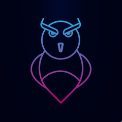 Owl nolan icon. Simple thin line, outline vector of web icons for ui and ux, website or mobile application