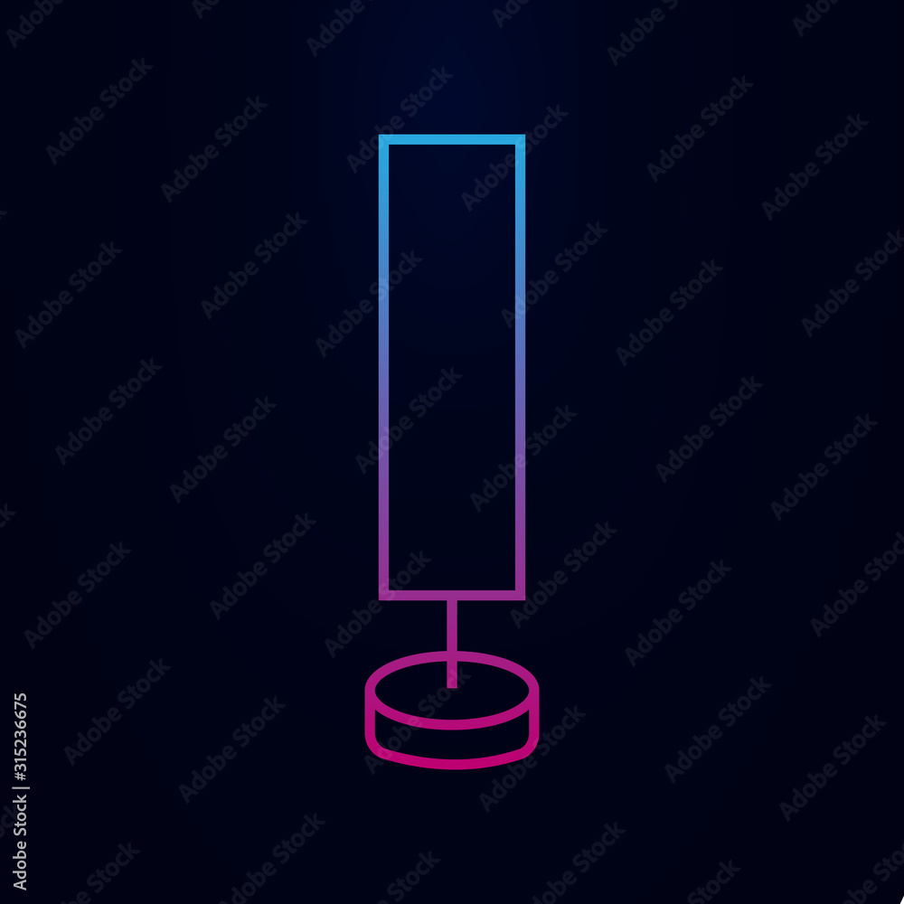 Poster brace nolan icon. simple thin line, outline vector of web icons for ui and ux, website or mobile app