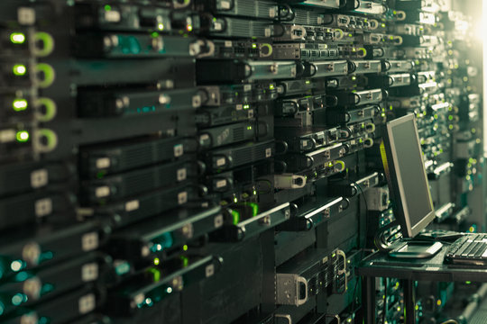 Computer and server room rack panel