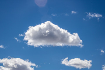 blue sky with clouds © Nate