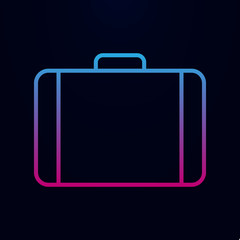 Suitcase nolan icon. Simple thin line, outline vector of web icons for ui and ux, website or mobile application